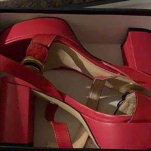 Gucci platform heels
